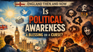 Is Political Awareness a Blessing or a Curse? One Month Watching England Lie